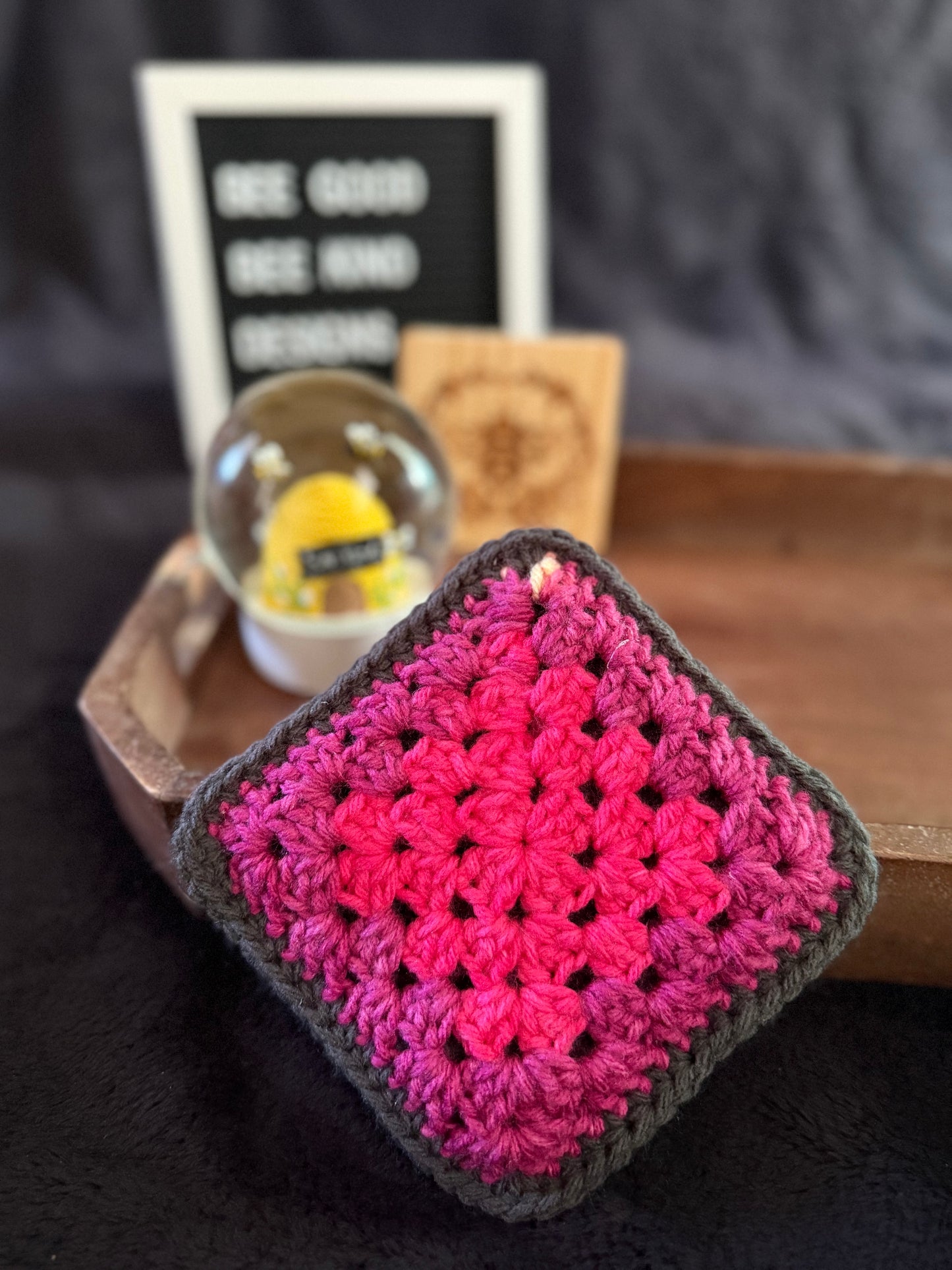 Sherbet Sunset Granny Coasters