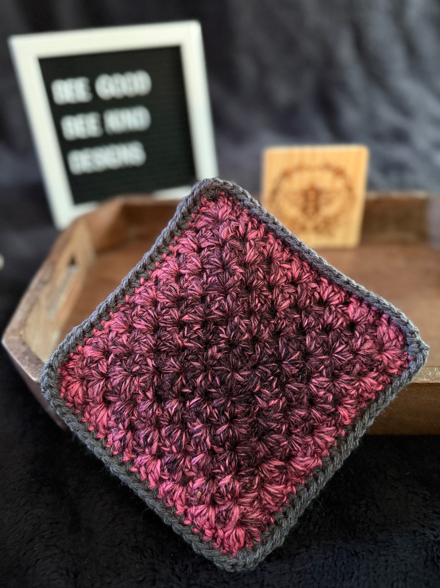 Pink Punk Princess Granny Coasters