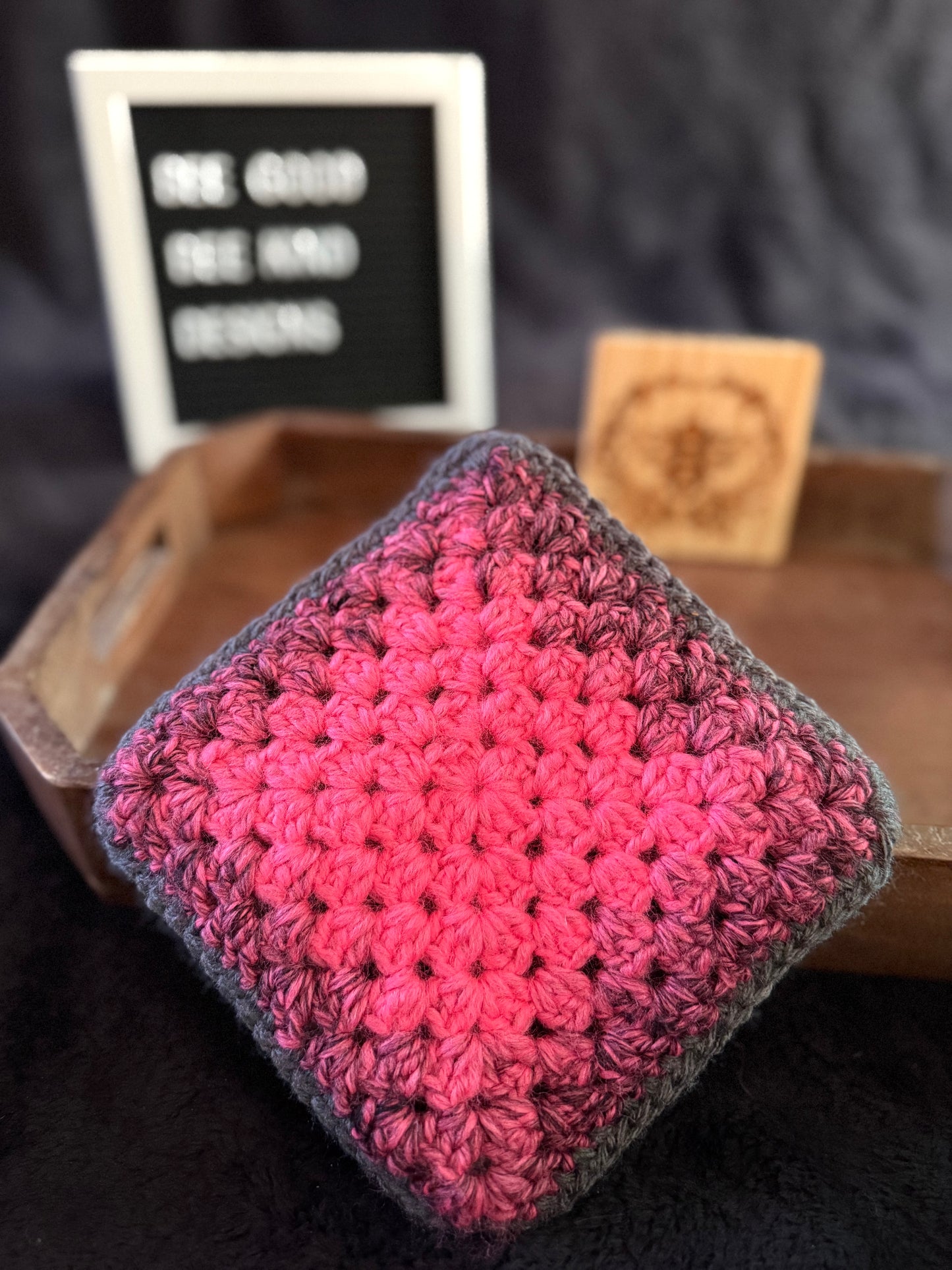 Pink Punk Princess Granny Coasters