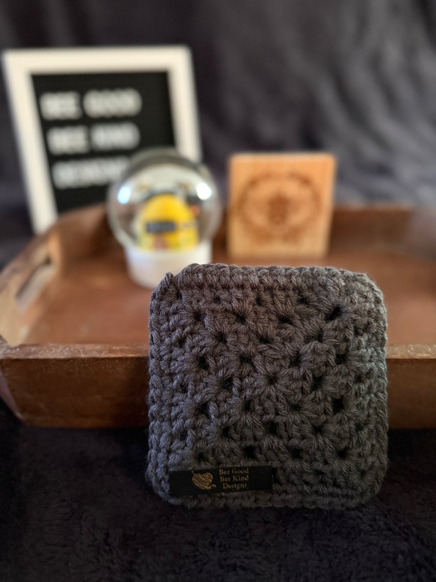 Minty Teal Granny Coasters
