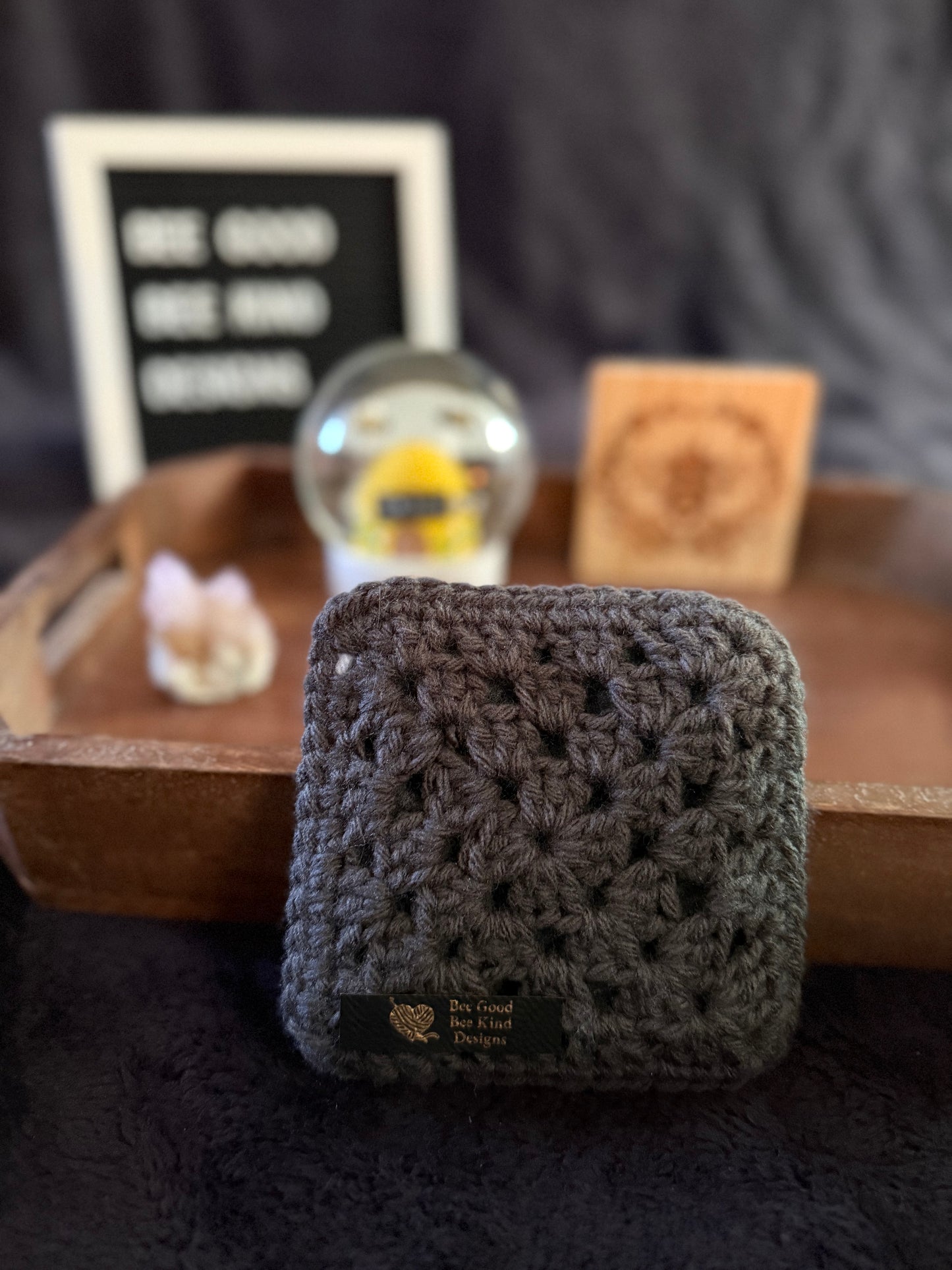 Electric Lemongrass Granny Coasters