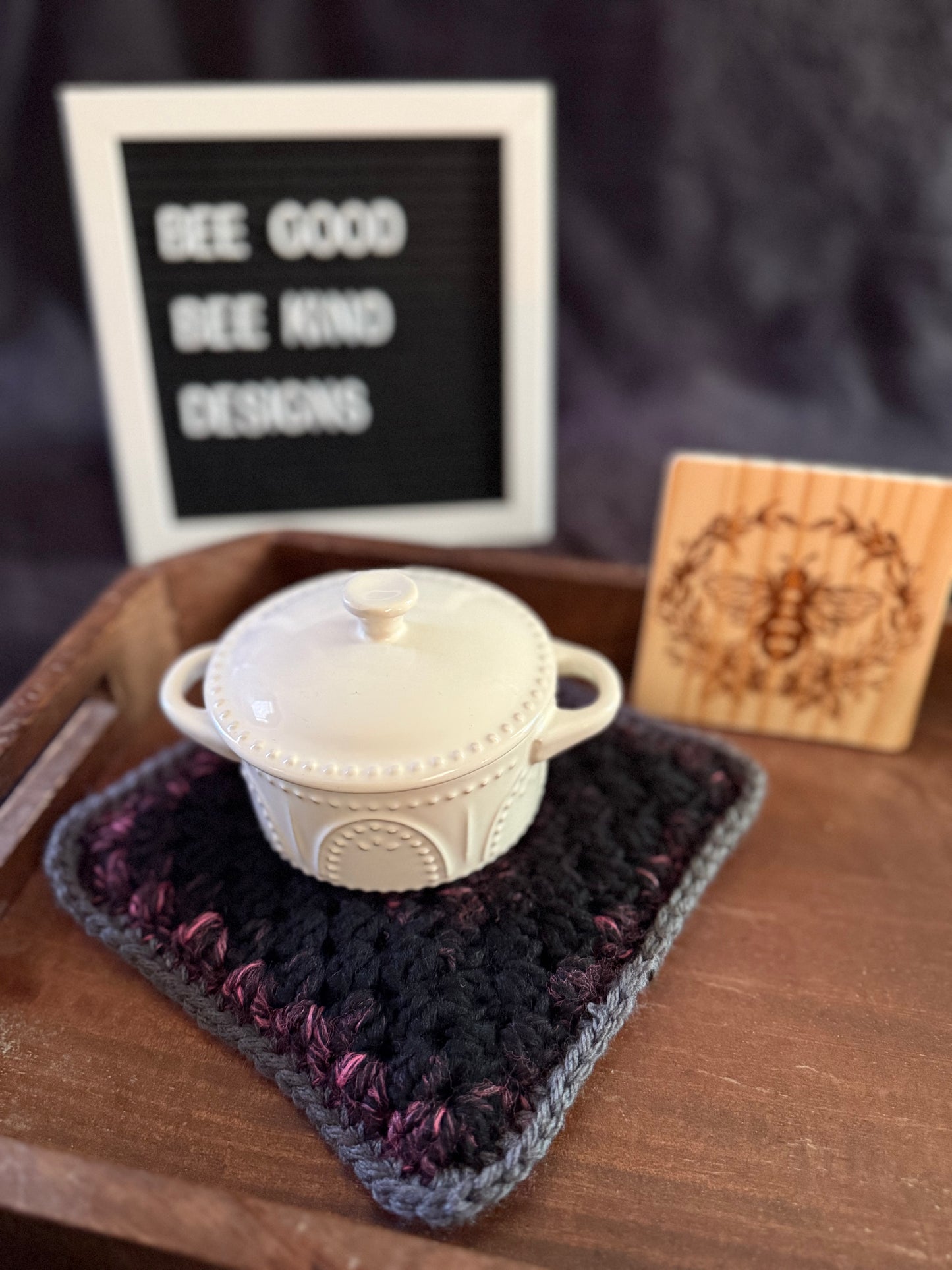 Pink Punk Princess Granny Coasters