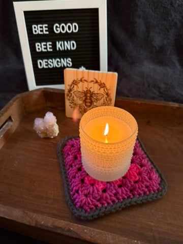 Sherbet Sunset Granny Coasters