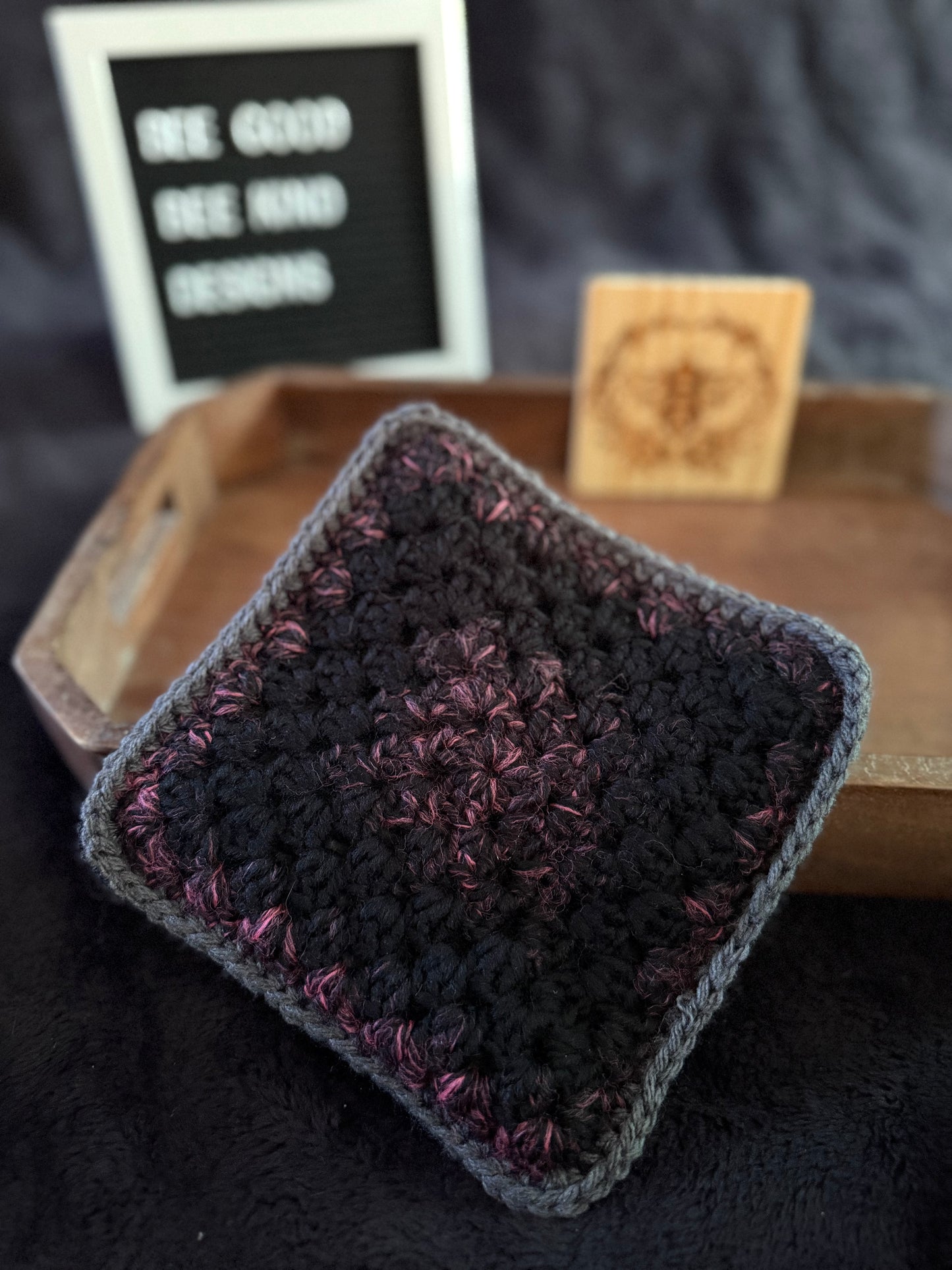 Pink Punk Princess Granny Coasters