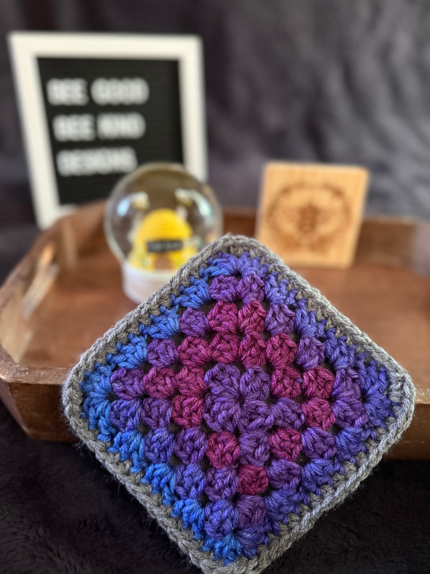 Moody Skies Granny Coasters