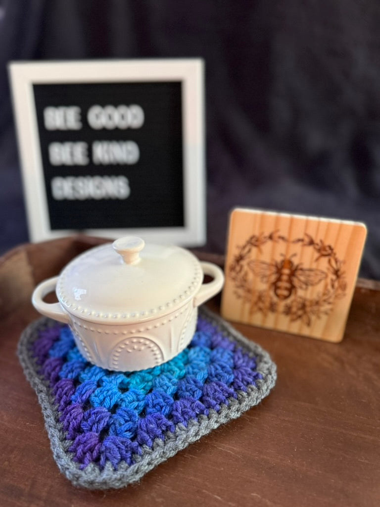 Moody Skies Granny Coasters