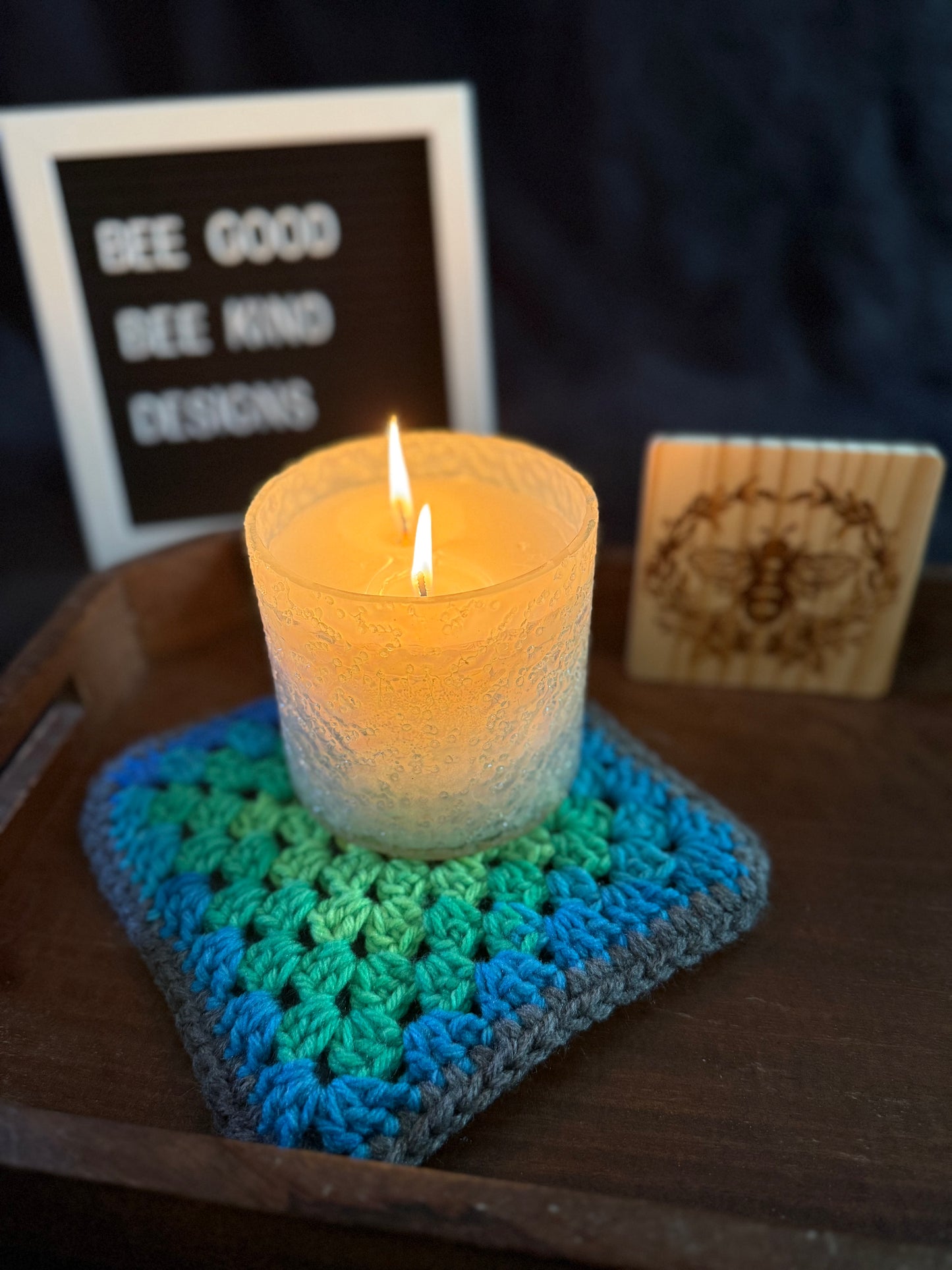 Meadow Mist Granny Coasters