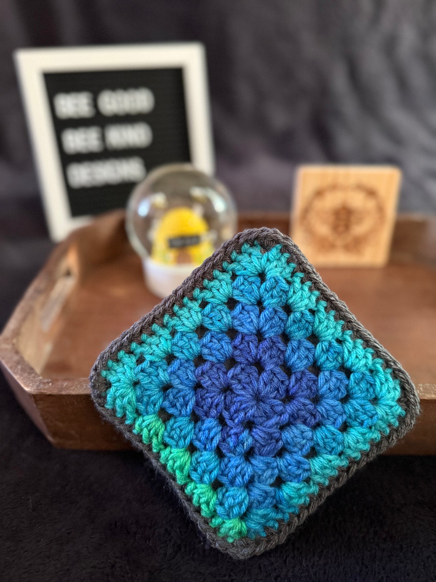 Moody Skies Granny Coasters