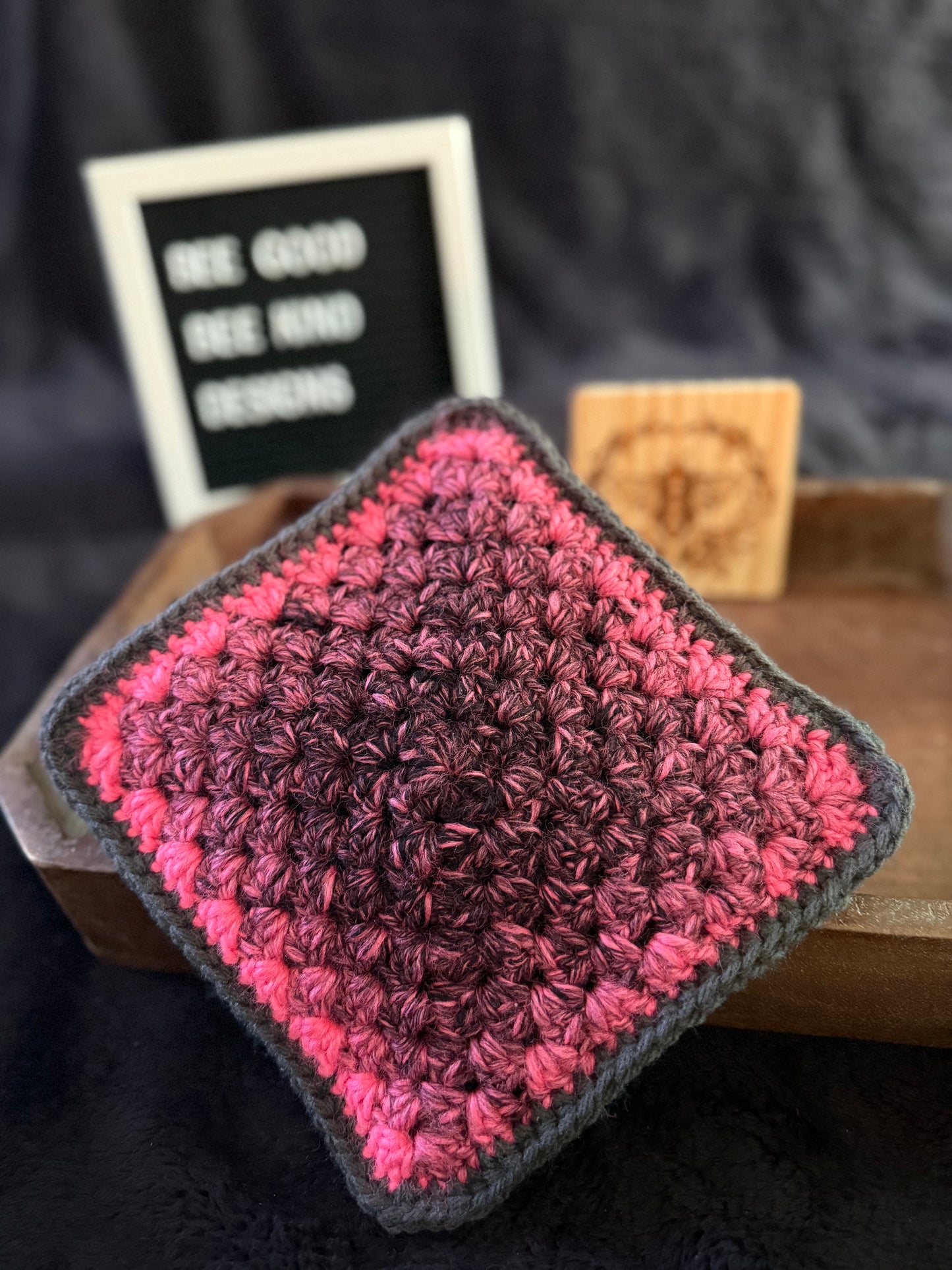 Pink Punk Princess Granny Coasters